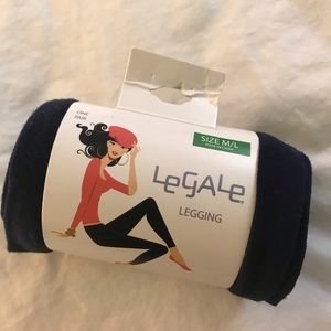 LeGale Navy Leggings NWT